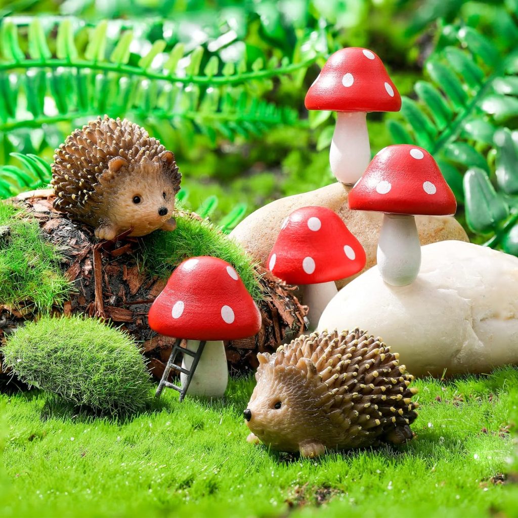 Fairy Garden Hedgehogs